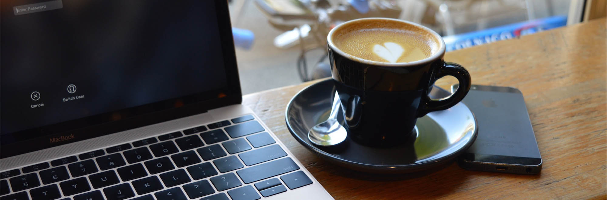 Coffee Mug and MacBook