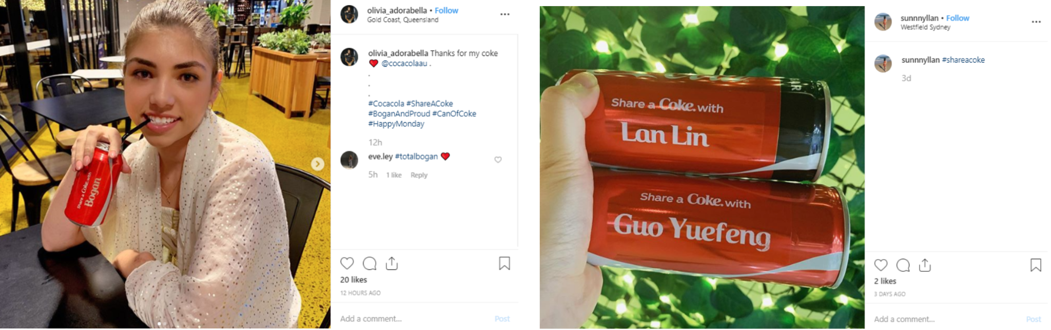 Personalised Coca Cola Cans